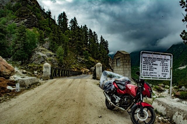 solo motorcycle himalayas ride