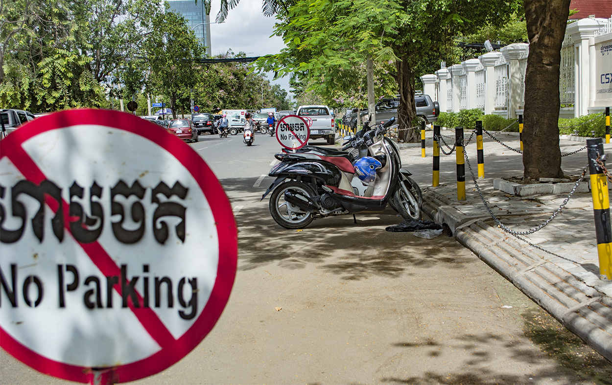 cambodia street parking cost