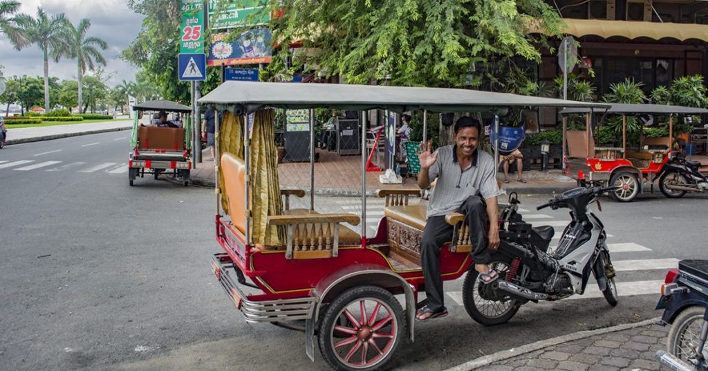 Phnom Penh tuktuk