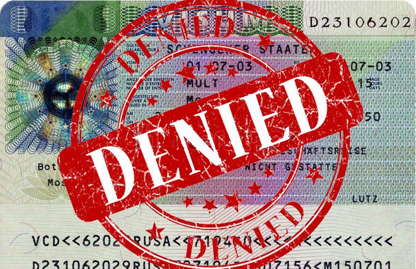 schengen tourist visa rejection