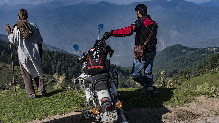 solo motorcycle trip Himalayas