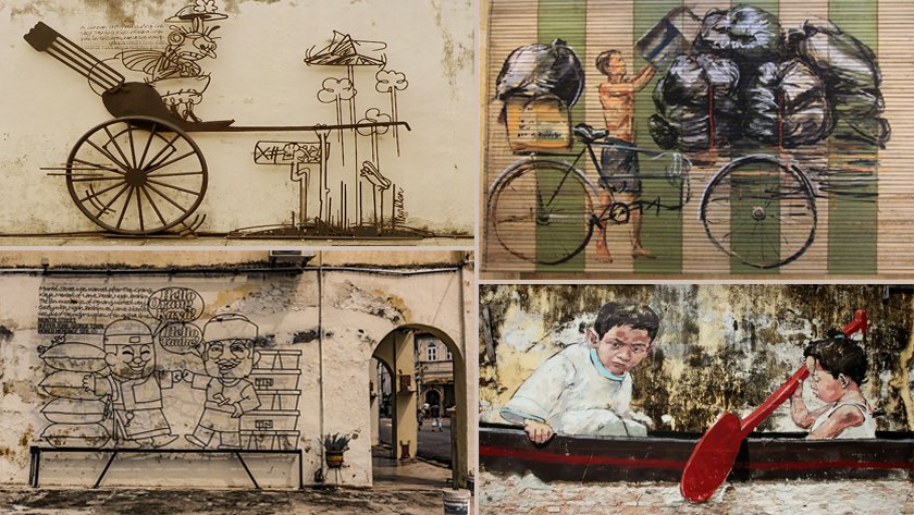 penang street art murals