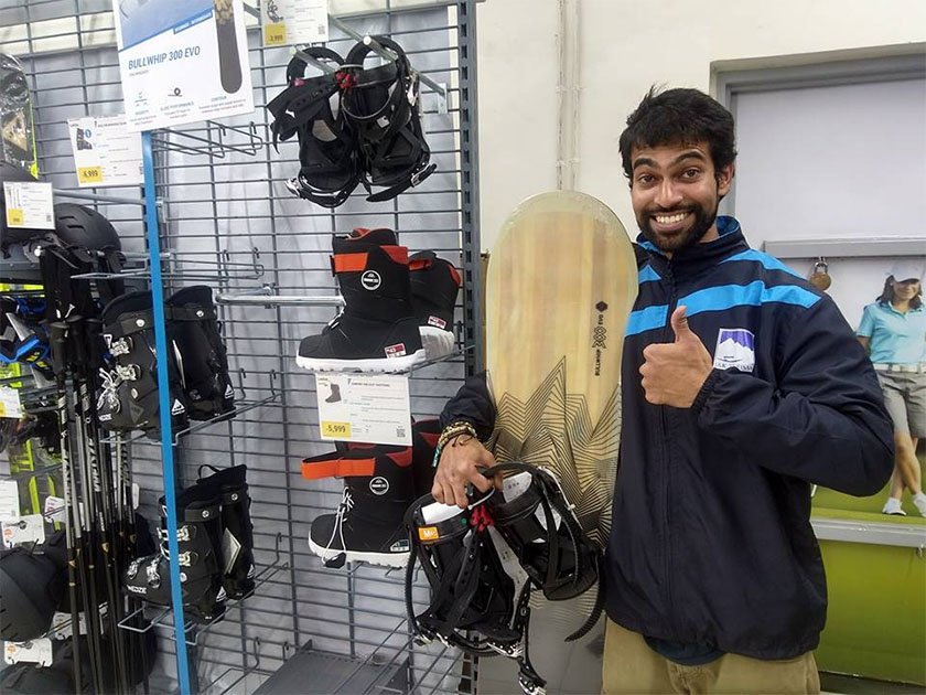 snowboard price in india