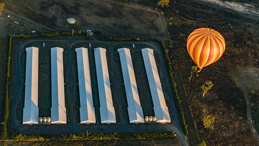 hot air balloon done shot