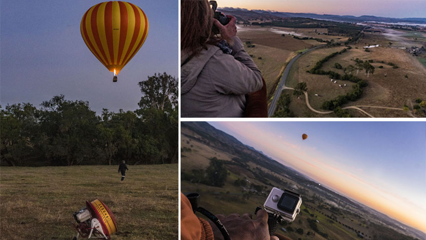 gold coast hot air balloon ride