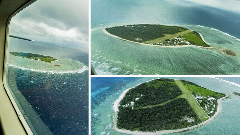 Lady Elliot Island aerial view