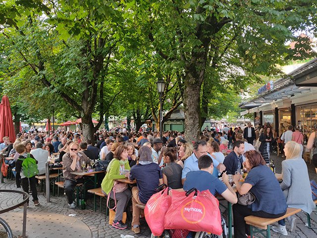 beer gardens are popular munich attractions