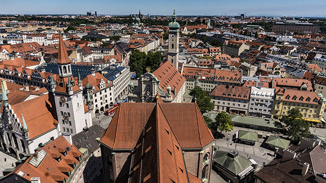 munich tourist attractions from above