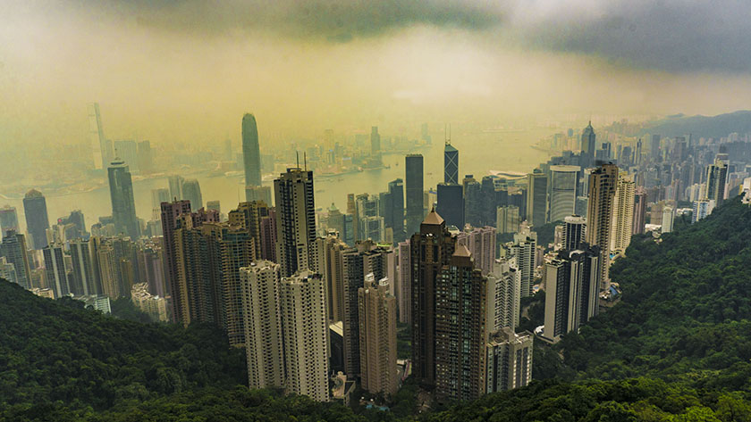 hong kong skyline pictures