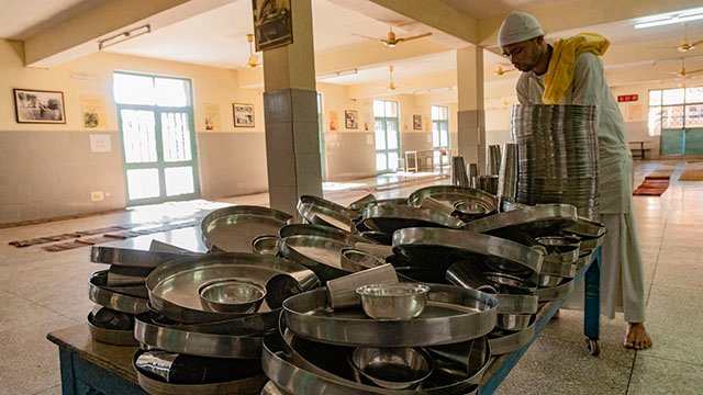 sivananda ashram dining hall