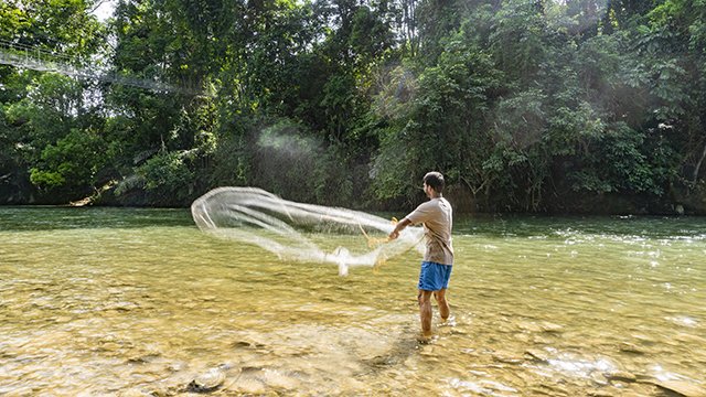 fishing at kiulu's point