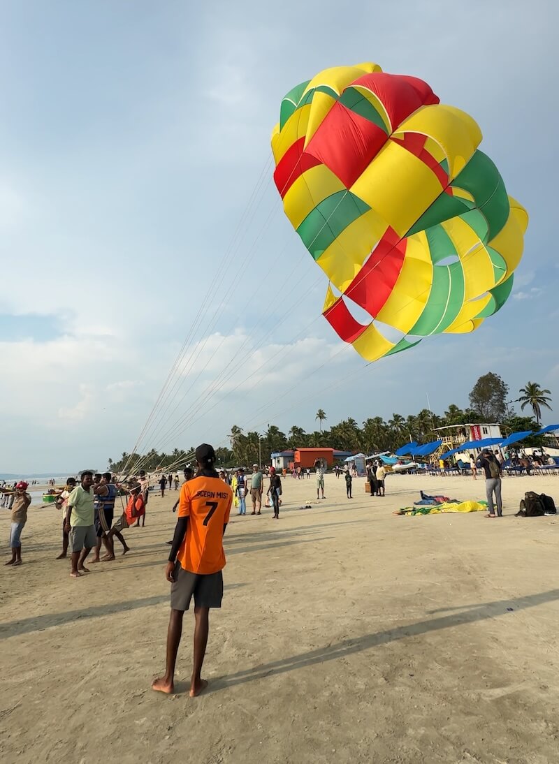 adventure sports parasailing