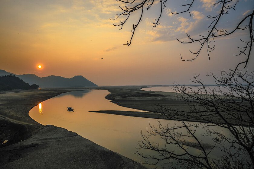 Bodoland sunsrise Pictures