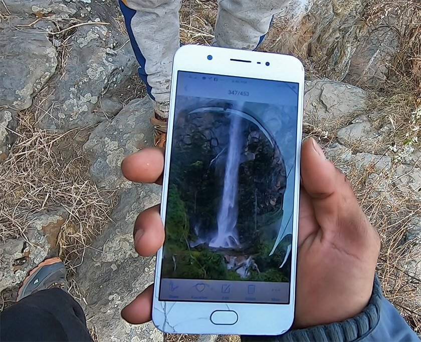 kasheri village waterfall