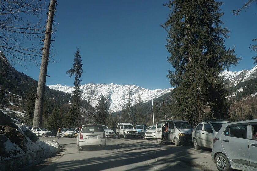 manali to atal tunnel road