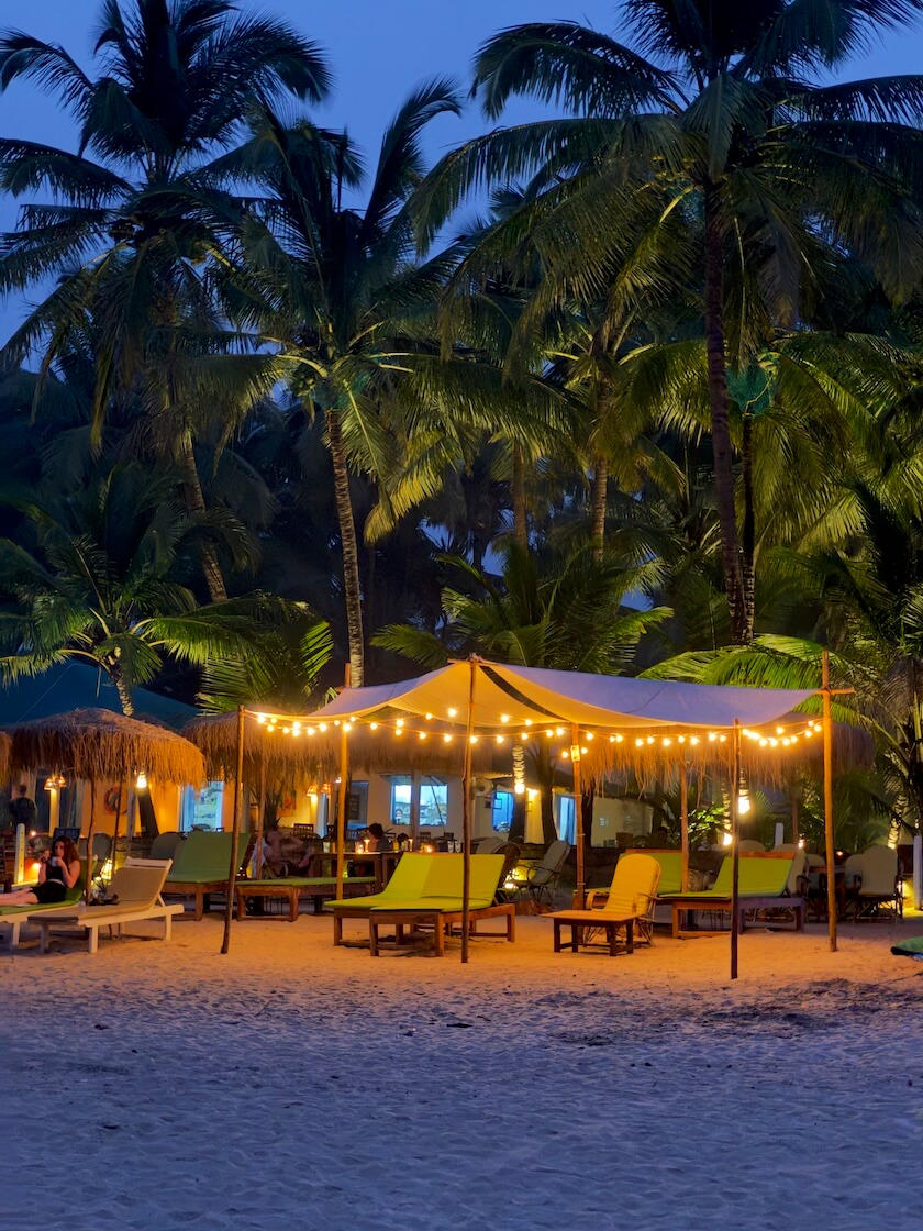 palolem beach shack