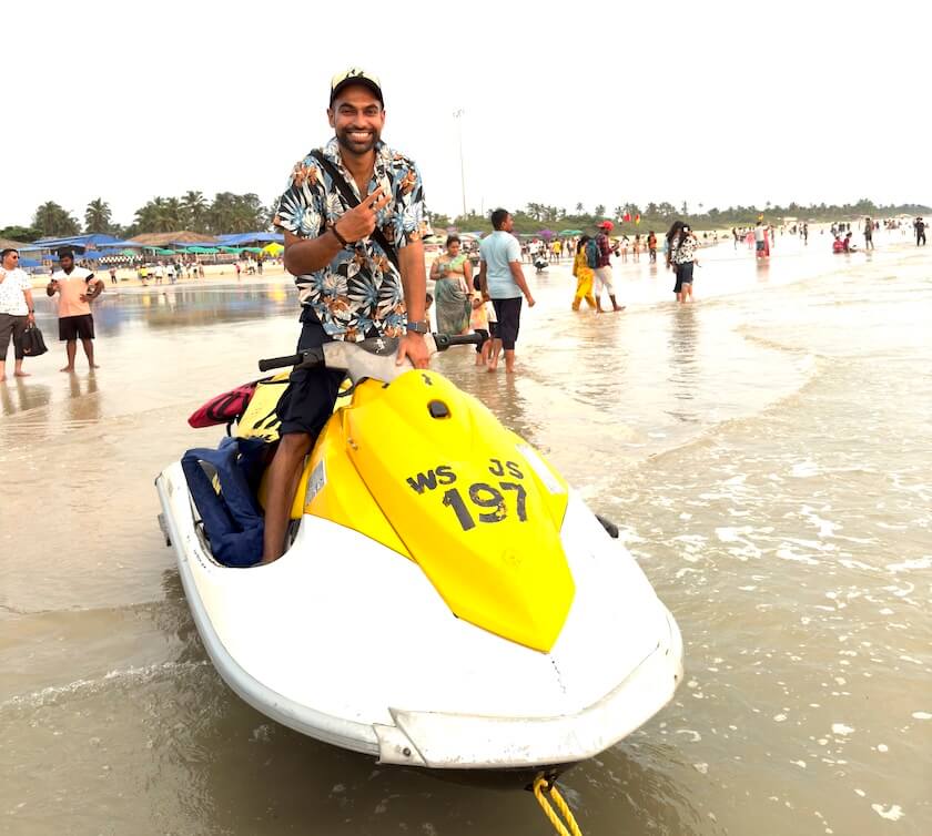 water sports colva goa